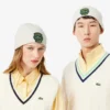 Unisex ribbet ullbeanie med logo