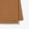 Unisex ribbet ullskjerf
