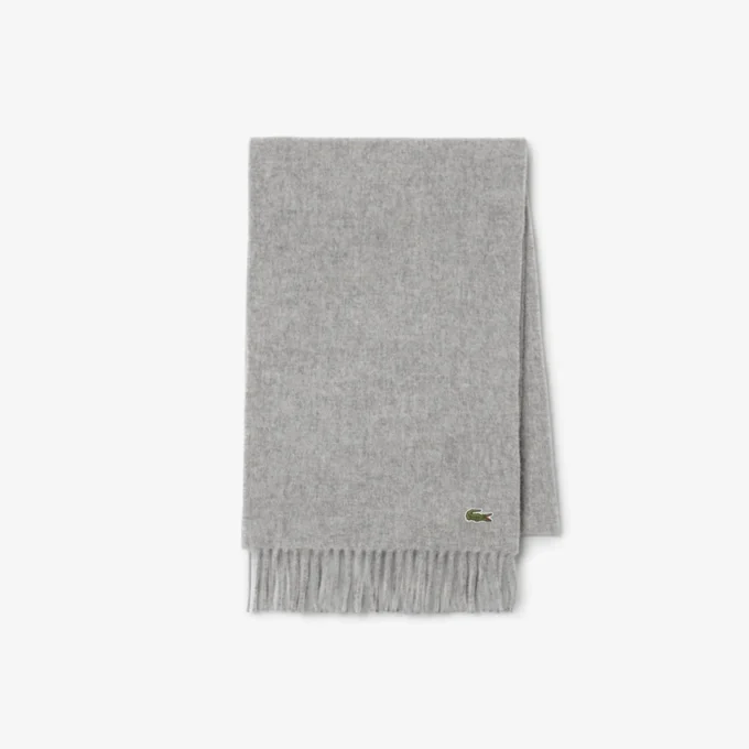 Unisex-skjerf i børstet ull – gavepakke