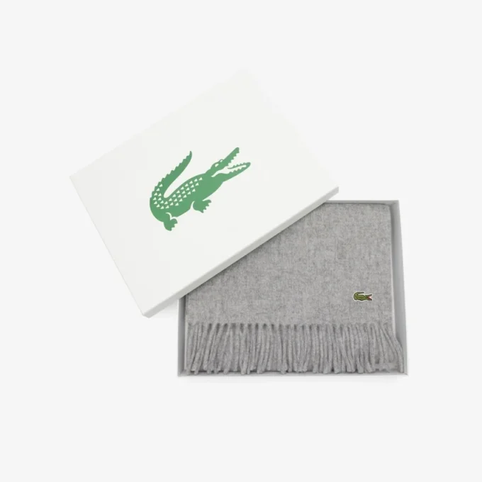 Unisex-skjerf i børstet ull – gavepakke