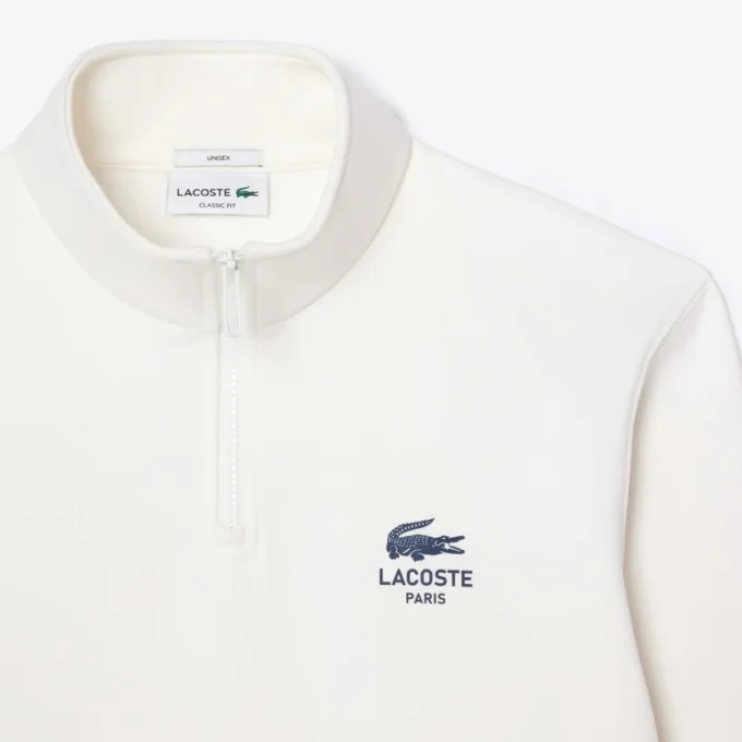 Unisex-Sweatshirt med høy hals og glidelås