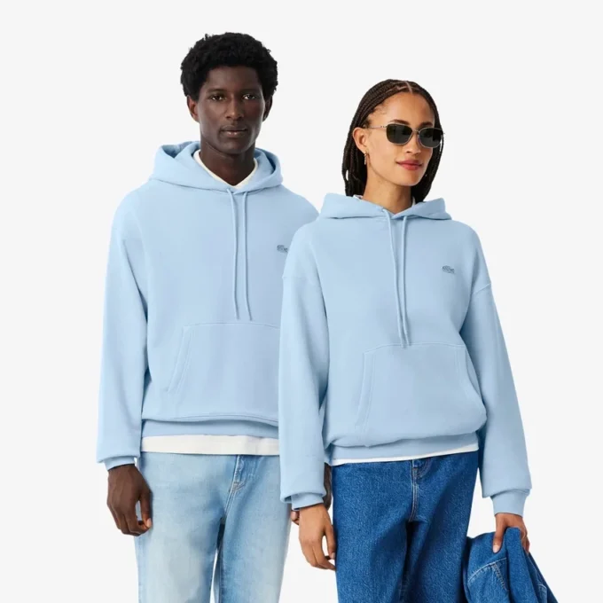 Unisex tykk fleece-hettegenser