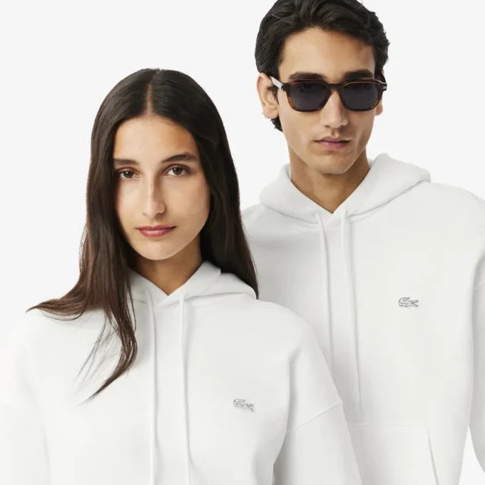 Unisex tykk fleece-hettegenser