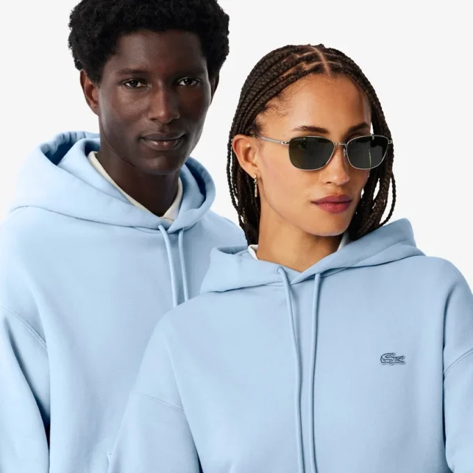 Unisex tykk fleece-hettegenser