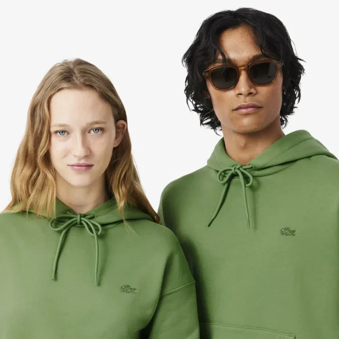 Unisex tykk fleece-hettegenser