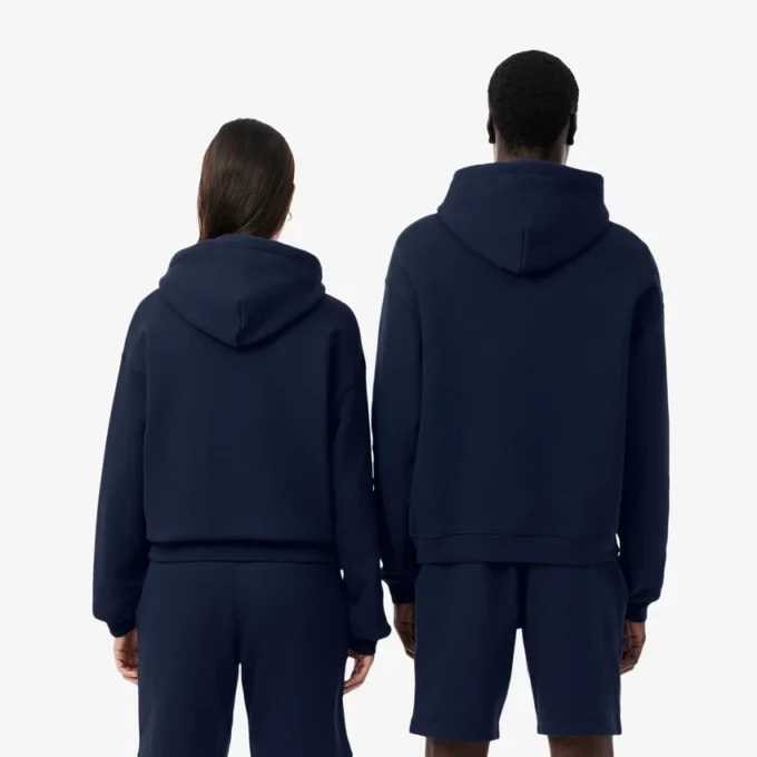 Unisex tykk fleece-hettegenser