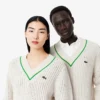 Unisex V-hals stripete Tennis-tøje
