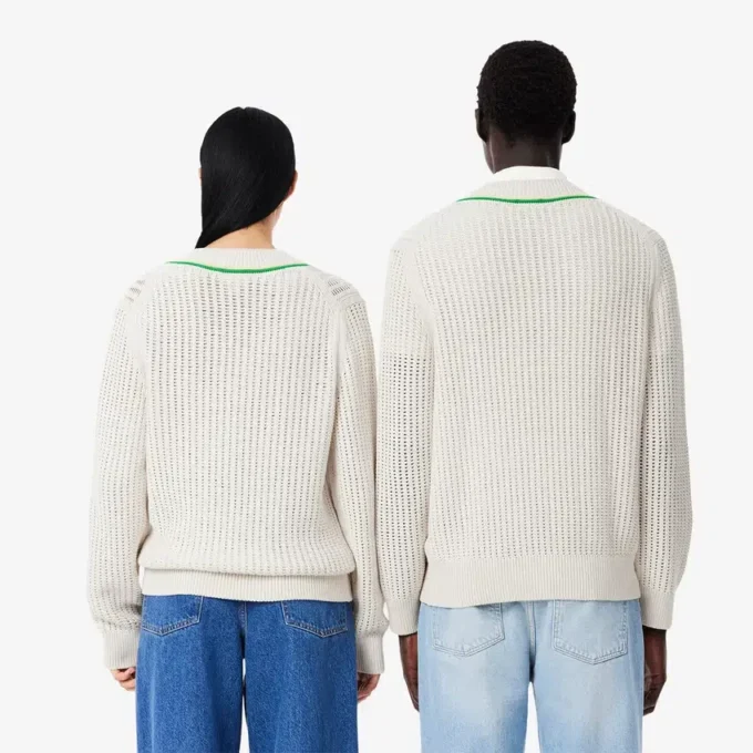 Unisex V-hals stripete Tennis-tøje