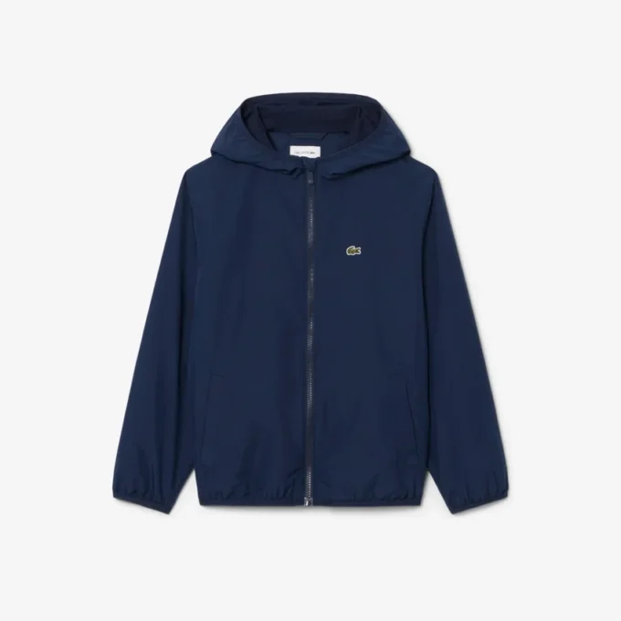 Unisex vindjakke med hette