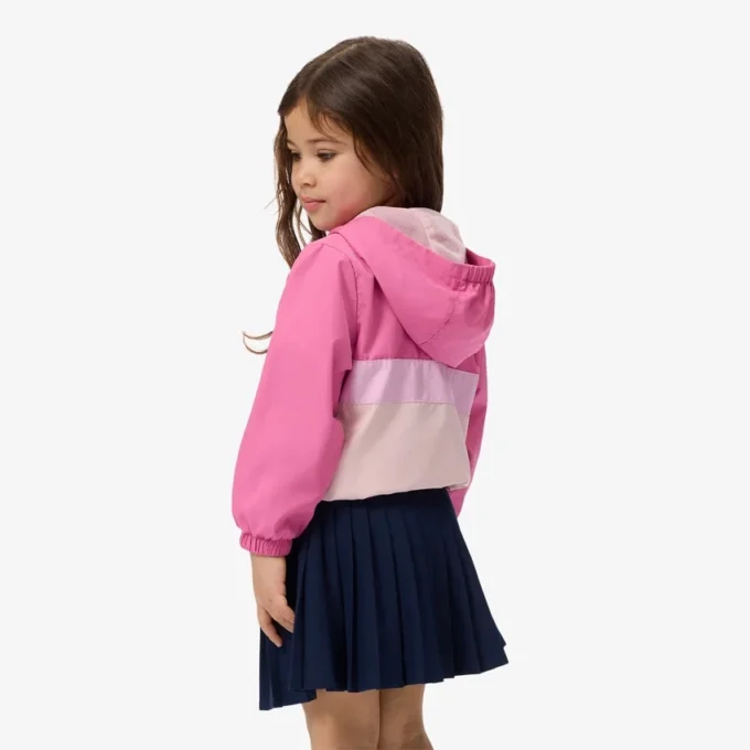 Unisex vindjakke med hette