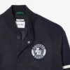 Vannavvisende bomberjakke for menn med brodert logo