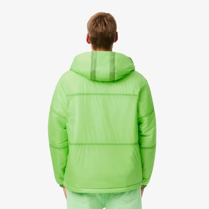 Vannavvisende dunjakke med hette for menn