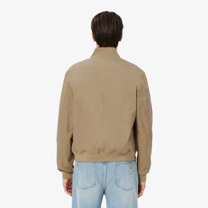 Vannavvisende Harrington-jakke i twill for menn