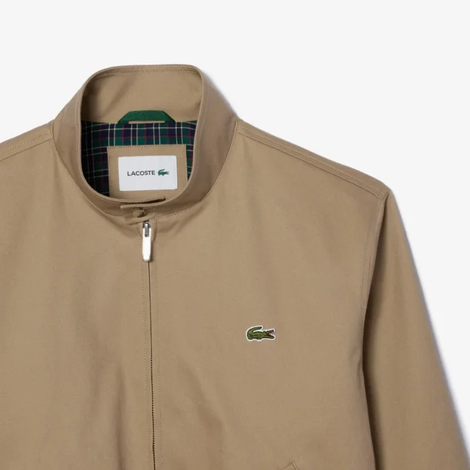 Vannavvisende Harrington-jakke i twill for menn