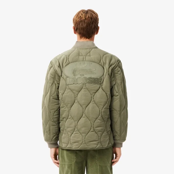 Vannavvisende jakke med emblem for menn