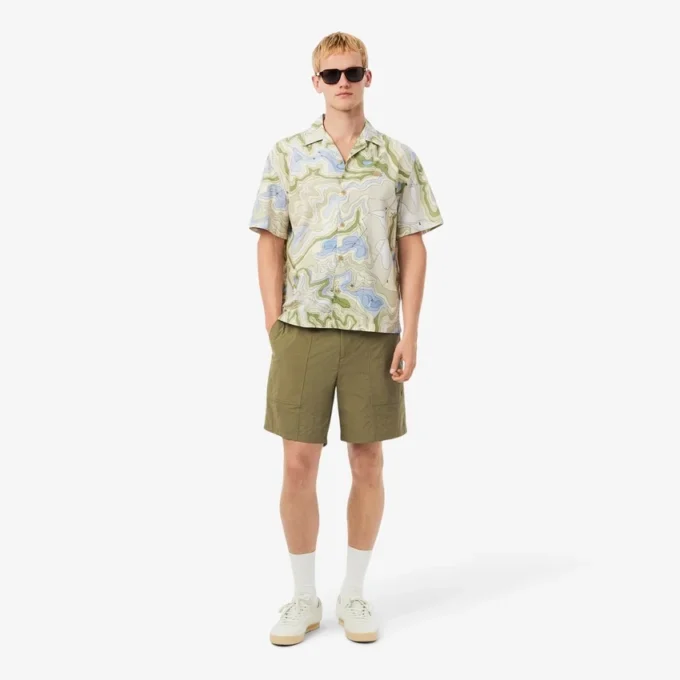 Vannavvisende og vindtette nylon-shorts for menn