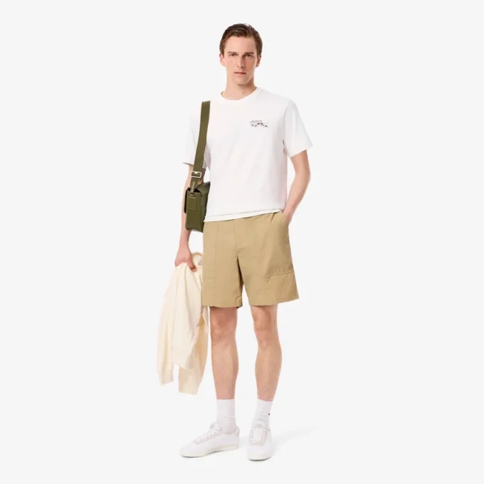 Vannavvisende og vindtette nylon-shorts for menn