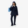 Vannavvisende oversized parkas i midtlang lengde