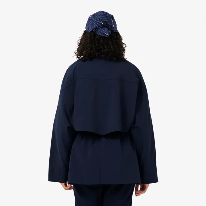 Vannavvisende oversized parkas i midtlang lengde