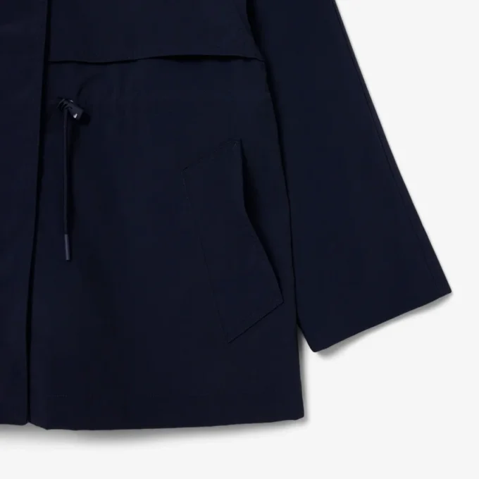 Vannavvisende oversized parkas i midtlang lengde