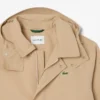 Vannavvisende parkas med hette i mellomlengde for menn