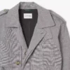 Vannavvisende rutete trenchcoat for menn
