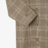 Vannavvisende rutete wrap-frakk for kvinner