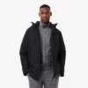 Vannavvisende, vattert 3-i-1-parkas for menn
