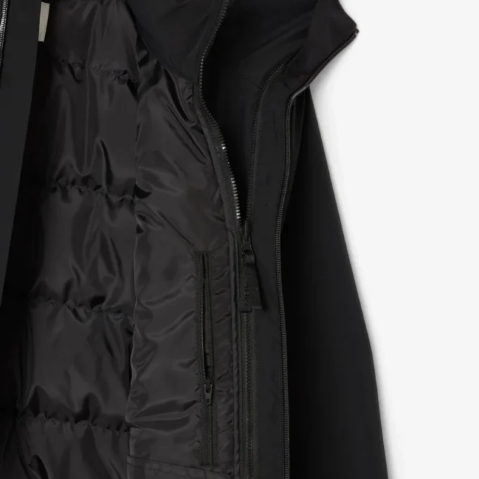 Vannavvisende, vattert 3-i-1-parkas for menn