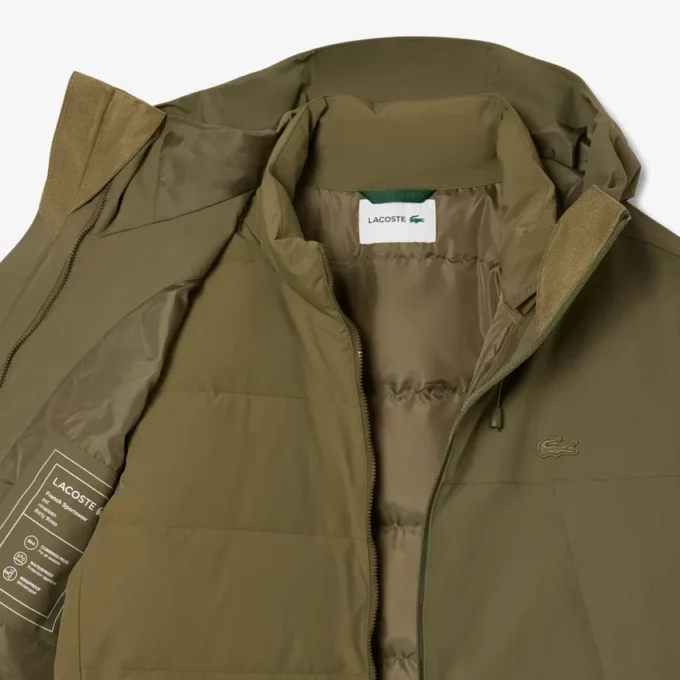 Vannavvisende, vattert 3-i-1-parkas for menn