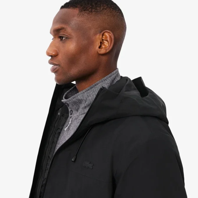 Vannavvisende, vattert 3-i-1-parkas for menn