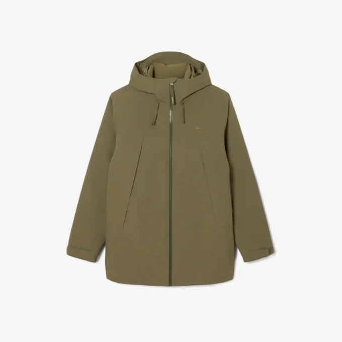 Vannavvisende, vattert 3-i-1-parkas for menn