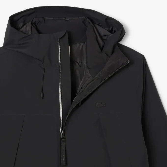 Vannavvisende, vattert 3-i-1-parkas for menn
