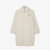 Vannavvisende, vindtett trenchcoat for menn