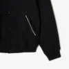 Varsityjakke i ull med badge-detaljer for menn