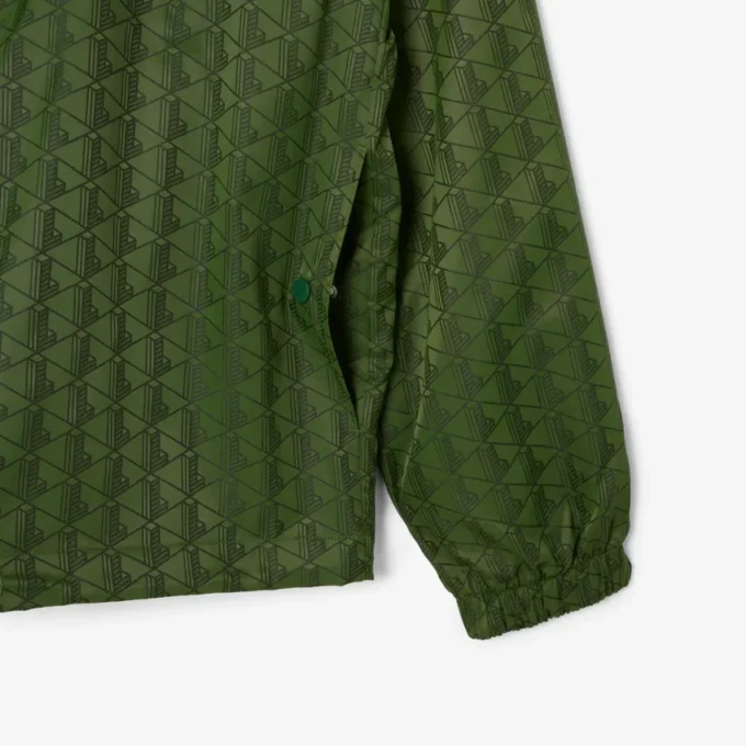 Vendbar monogramjakke for menn