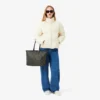 Zely Tote & Pouch med kornet struktur